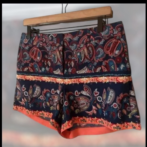 Loft‎ Print Shorts Size 4 - Picture 1 of 6